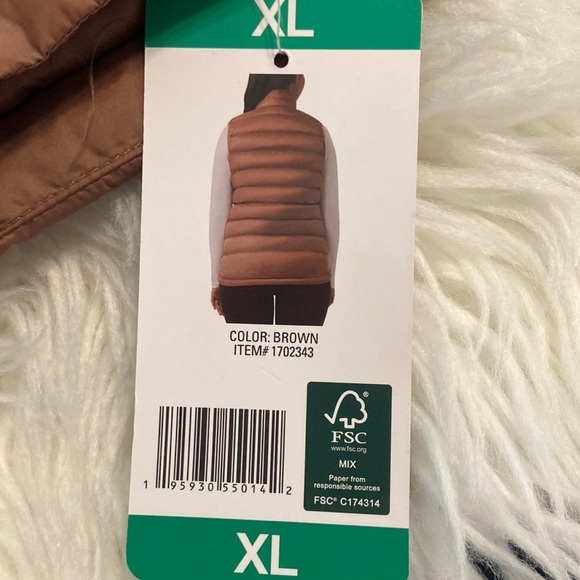 32Degree Women’s Vest size XL length 28” bust 40” brand new with tag color brown - Picture 12 of 12